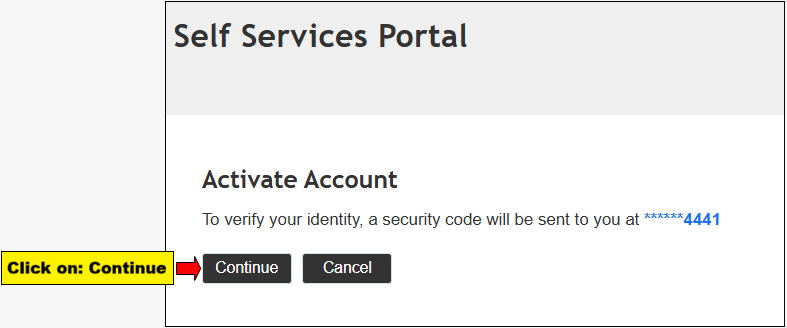 screenshots - code activation TUCA
