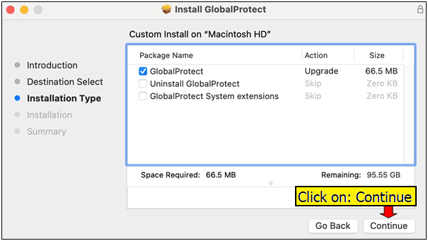 Installing VPN client on MAC