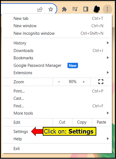 Cancel Proxy settings in Chrome browser