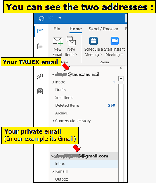 Export your inbox before code deletion - TAUEX