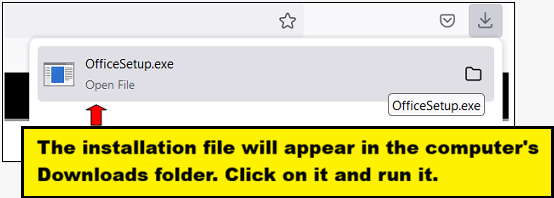 Install free Office365 for Staff